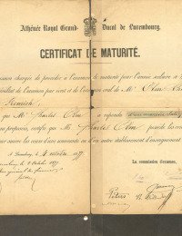 Charles Olm Diploma