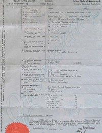 Death Certificate John Heinrich