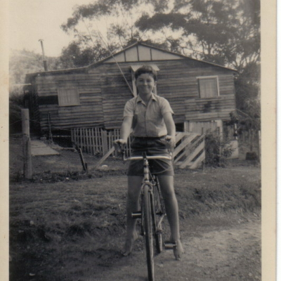 David Henry Riding a Bike