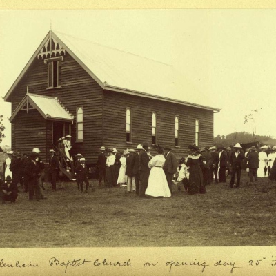 Opening Day Blenheim Baptist Church Opening Day Blenheim Baptist Church